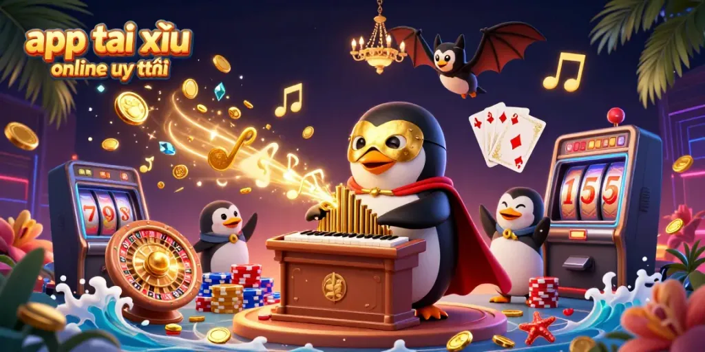 Experience the thrill of app tài xỉu online uy tín with dynamic gameplay showcasing a rich 3D casino scene.