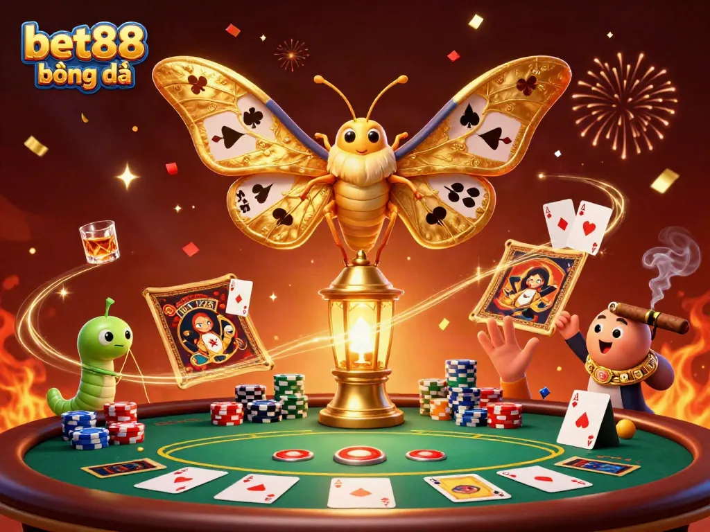 Experience thrilling gameplay with bet88 bóng đá featuring a vibrant casino scene with poker elements.