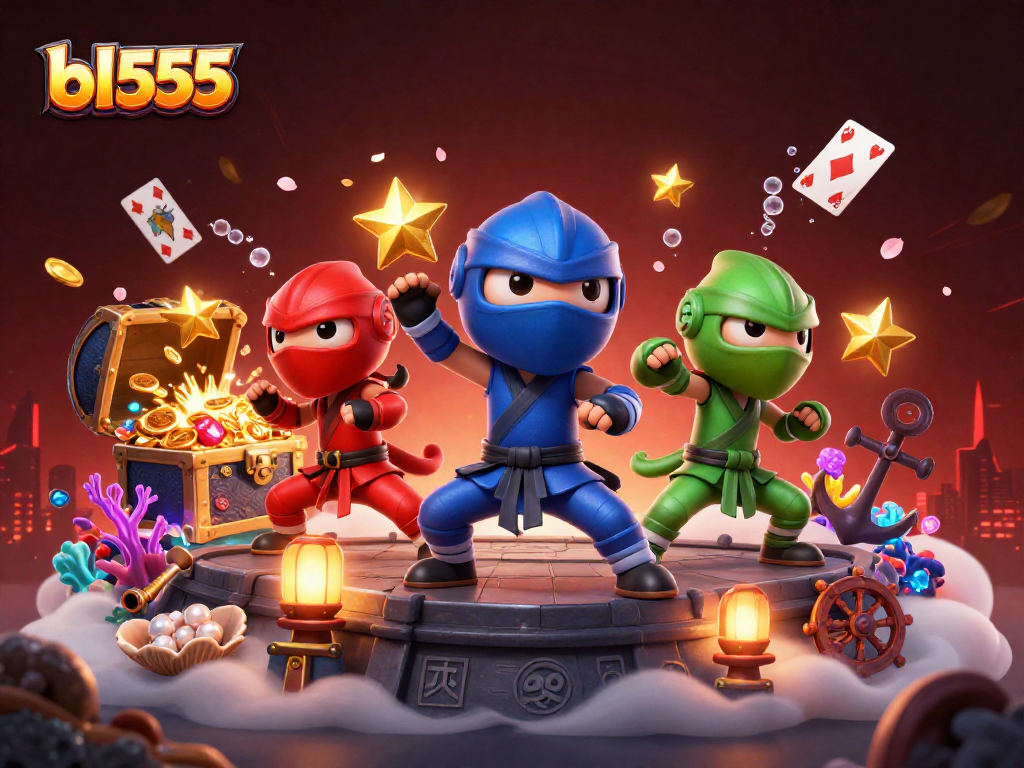 Experience thrilling play at bl555 with vibrant characters and dynamic casino elements.