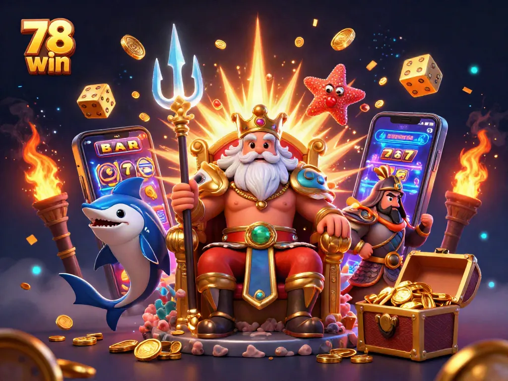 Experience the thrill of the 78 win slot machine jackpot amidst a vibrant casino scene.