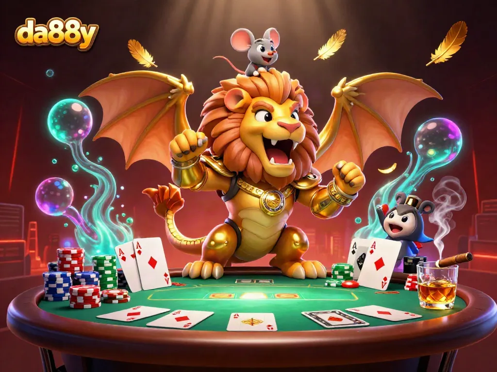 Engage in thrilling gameplay at da88y with dynamic poker action and vibrant casino elements.