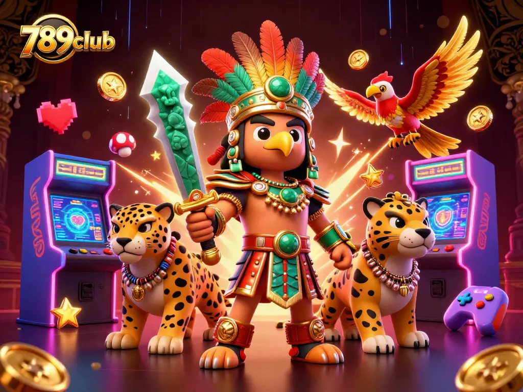 Engage with exhilarating casino gameplay at 789club, featuring dynamic warriors and vibrant gaming elements.