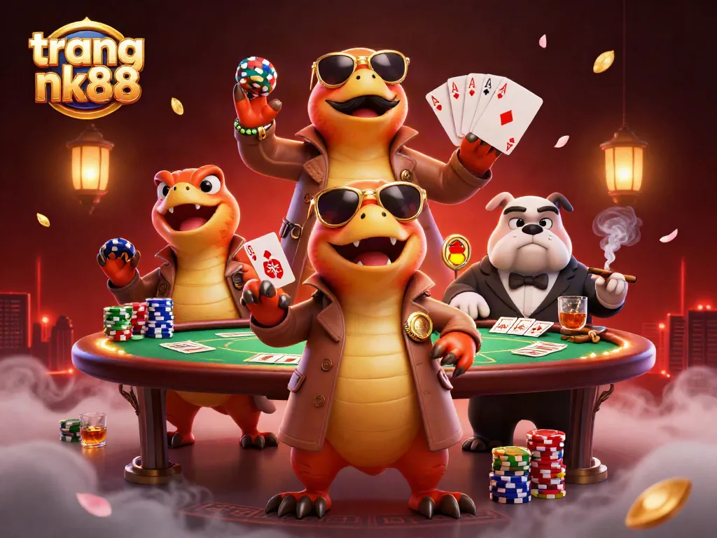 Experience the thrill of trang nk88 as raptors cleverly disguise themselves to enter a VIP casino lounge.