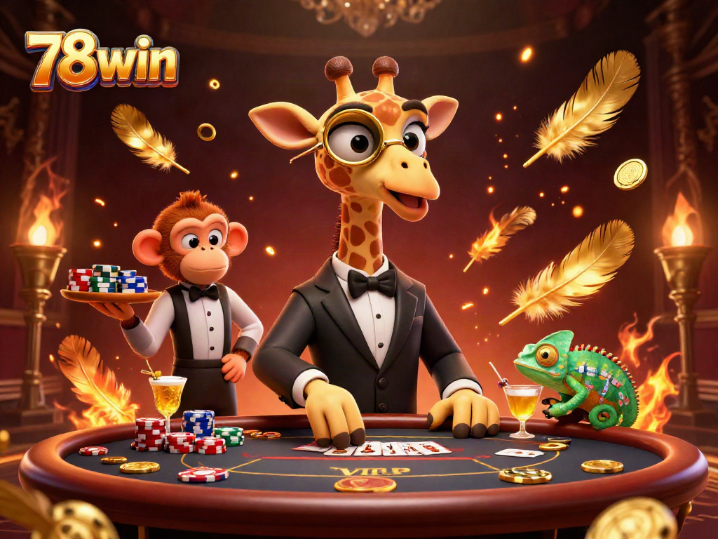 Experience the thrill of 78win with a high-roller poker scene brimming with excitement