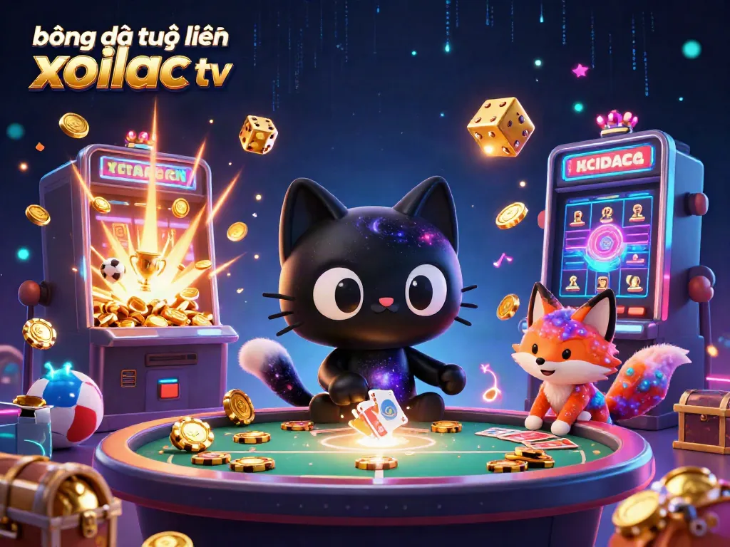 Experience bóng đá trực tuyến xoilac tv with a vibrant cosmic sports betting scene showcasing dynamic gaming elements.