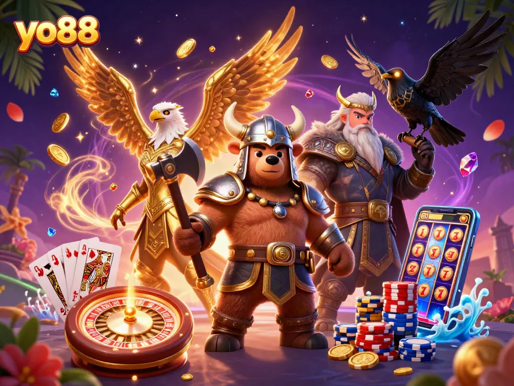 Play your favorite games on yo88 with vibrant graphics and engaging casino elements.