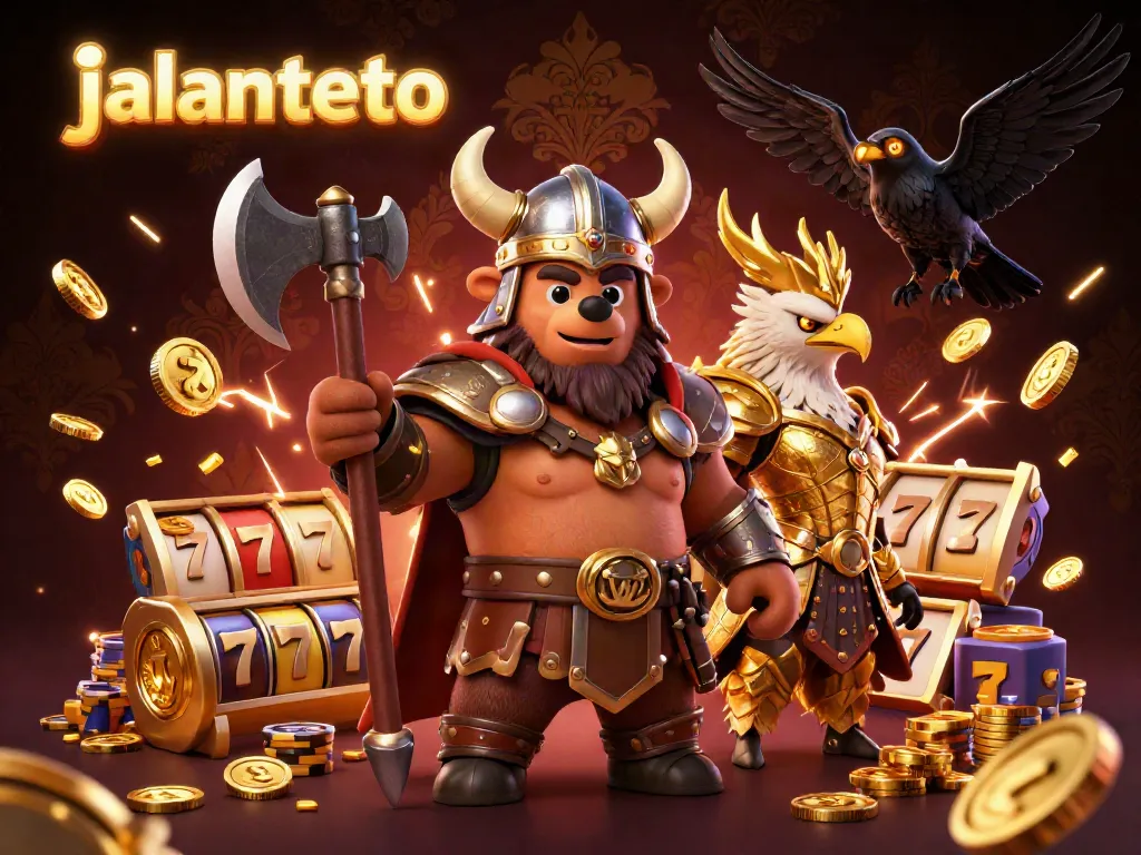 Experience thrilling wins with jalantoto’s vibrant casino scene showcasing slots and engaging characters.
